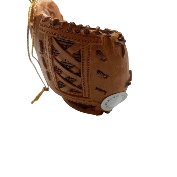 Kurt S. Adler Baseball Glove Ornament Ball Christmas Tree Decoration - Picture 4 of 7
